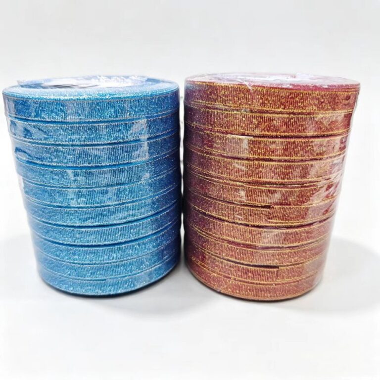 Glitter Ribbon Colored Glitter Ribbon